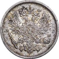 50 пенни 1891 года L Для Финляндии