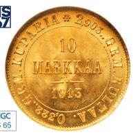 10 марок 1913 года S Для Финляндии