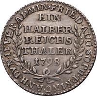 Талер 1798 года  Йеверская монета