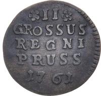 2 гроша 1761 года  Для Пруссии