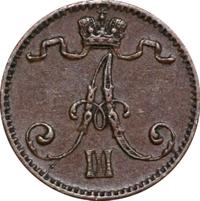 1 пенни 1894 года  Для Финляндии