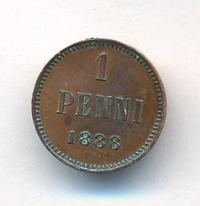 1 пенни 1888 года  Для Финляндии