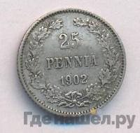 25 пенни 1902 года L Для Финляндии