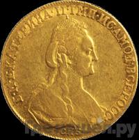 10 рублей 1779 года СПБ