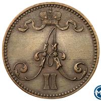 5 пенни 1866 года  Для Финляндии