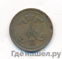 10 пенни 1865 года  Для Финляндии