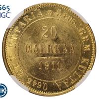 20 марок 1911 года L Для Финляндии