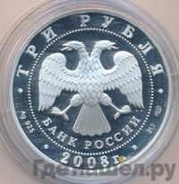 3 рубля 2008 года СПМД