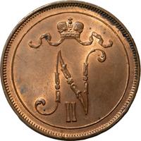 10 пенни 1910 года  Для Финляндии