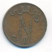 5 пенни 1899 года  Для Финляндии