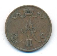 5 пенни 1875 года  Для Финляндии