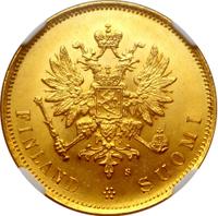 10 марок 1879 года S Для Финляндии