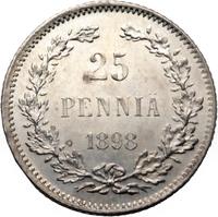 25 пенни 1898 года L Для Финляндии