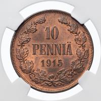 10 пенни 1915 года  Для Финляндии