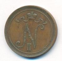 10 пенни 1911 года  Для Финляндии