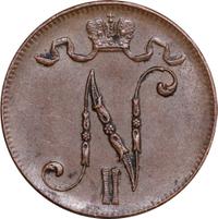 5 пенни 1916 года  Для Финляндии