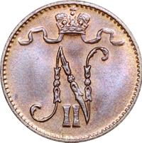 1 пенни 1911 года  Для Финляндии