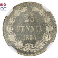 25 пенни 1894 года L Для Финляндии