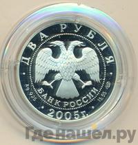 2 рубля 2005 года СПМД