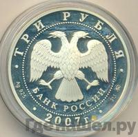 3 рубля 2007 года ММД