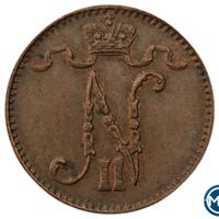 1 пенни 1908 года  Для Финляндии