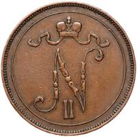 10 пенни 1908 года  Для Финляндии