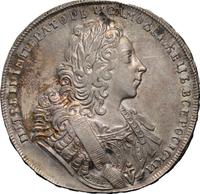 1 рубль 1729 года