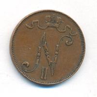 5 пенни 1911 года  Для Финляндии