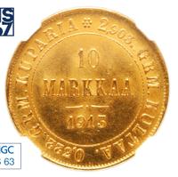 10 марок 1913 года S Для Финляндии