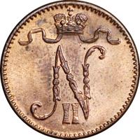 1 пенни 1914 года  Для Финляндии