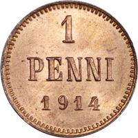 1 пенни 1914 года  Для Финляндии