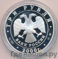 3 рубля 2000 года ММД