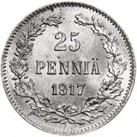 25 пенни 1917 года