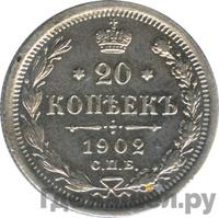 20 копеек 1902 года