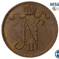 1 пенни 1913 года  Для Финляндии