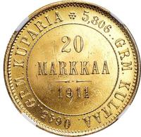 20 марок 1911 года L Для Финляндии