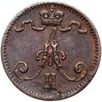 1 пенни 1876 года  Для Финляндии