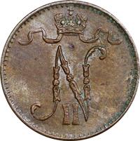 1 пенни 1906 года  Для Финляндии