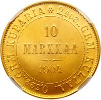 10 марок 1904 года L Для Финляндии