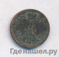 1 пенни 1869 года  Для Финляндии