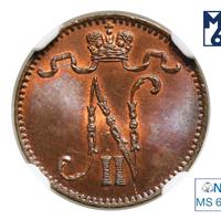 1 пенни 1901 года  Для Финляндии