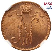 1 пенни 1907 года  Для Финляндии