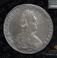 1 рубль 1782 года