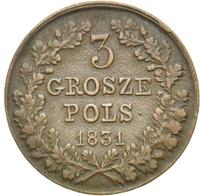 3 гроша 1831 года