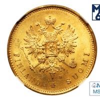 20 марок 1879 года S Для Финляндии