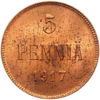5 пенни 1917 года