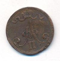 5 пенни 1867 года  Для Финляндии
