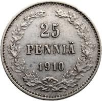 25 пенни 1910 года L Для Финляндии