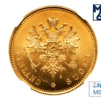 20 марок 1879 года S Для Финляндии