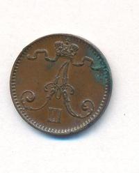 1 пенни 1888 года  Для Финляндии